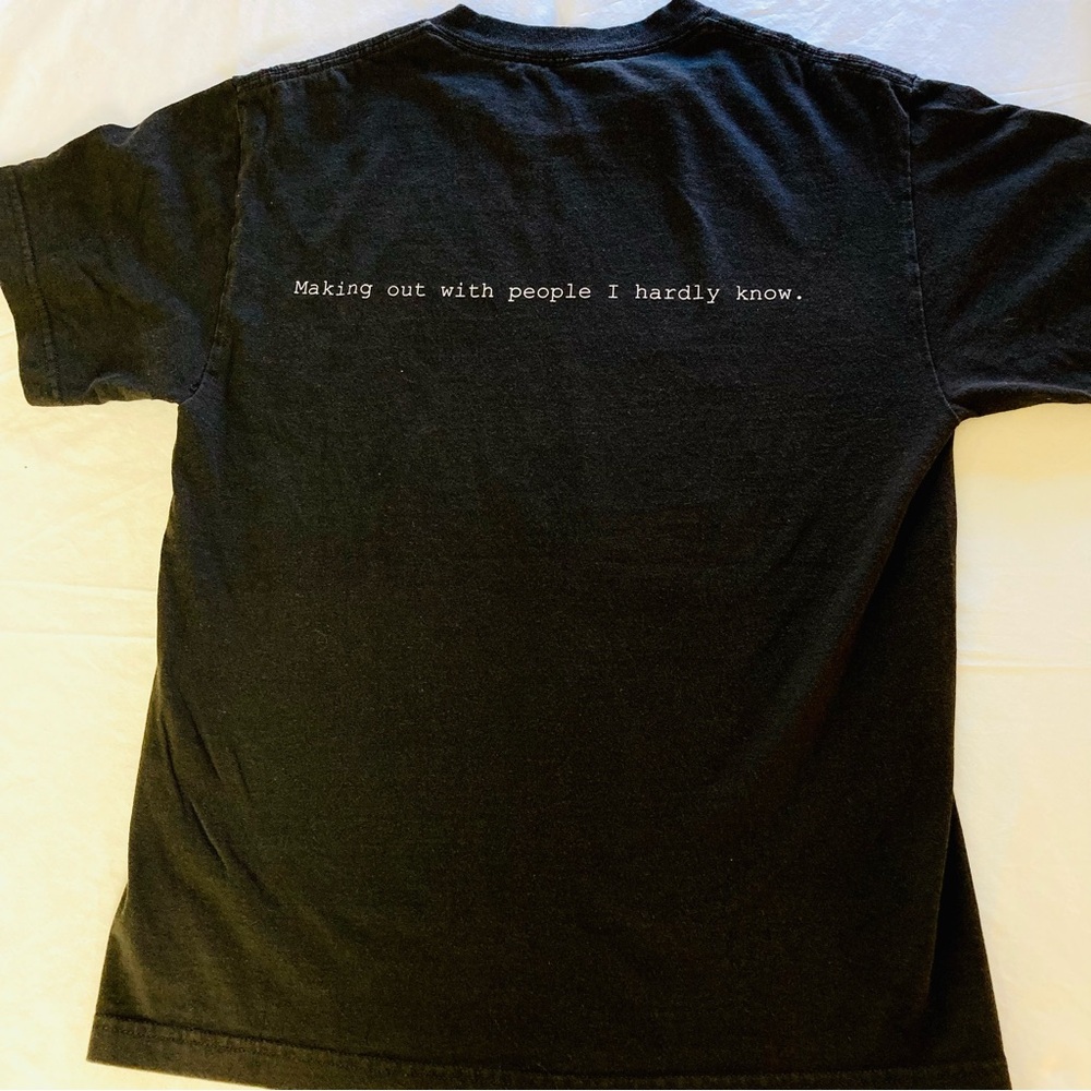 Pleasures Make Out Black Skull Graphic T-Shirt M - Picture 7 of 8